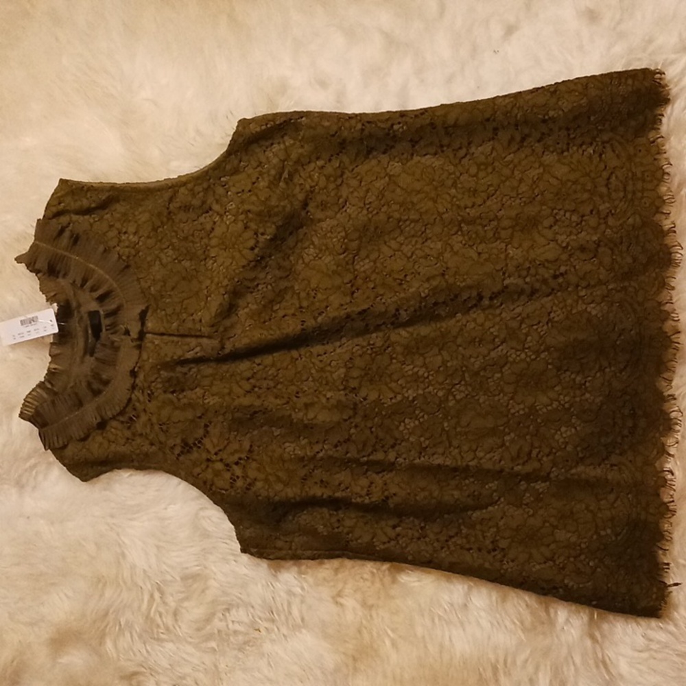 J. Crew lace sleeveless top